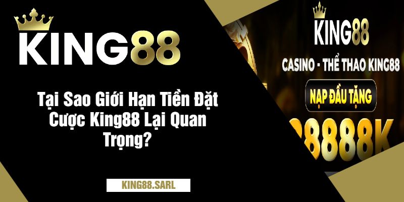 Giới Hạn Tiền Đặt Cược King88 - Chiến Lược Cho Người Chơi 2 Tại Sao Giới Hạn Tiền Đặt Cược King88 Lại Quan Trọng?